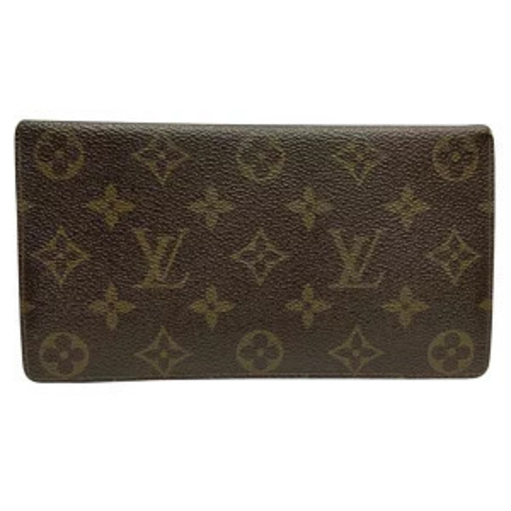 Louis Vuitton Portefeuille Chequier Double Wallet Monogram Canvas